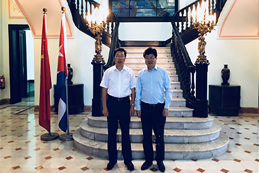 博威新能(néng)源駐古巴大(dà)使館和(hé)大(dà)使官邸提供兩台智能(néng)環保型柴油發電(diàn)機(jī)組